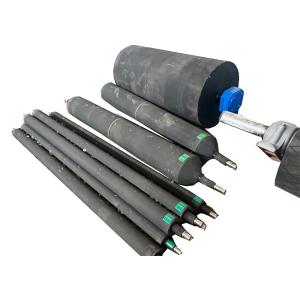 Multiple Labyrinth Seal Belt Conveyor Roller Round Alloy Shaft Design