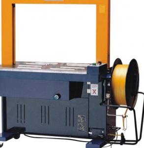 Cheap 820*30 Semi Automatic Carton Strapping Machine 800N Adjustable Box Banding Machine for sale