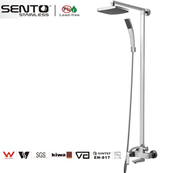 Quality SENTO Square design shower set for bathroom wholesale