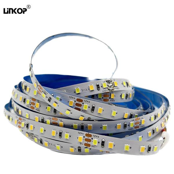 Indoor Flexible Led Light Strip 12v Drip Waterproof Ip65 Cct Dual Color