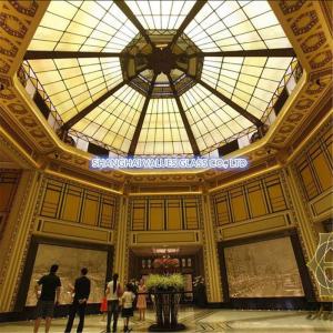 Tiffany Style Stained Glass Decorative Panels With Textured / Smooth Surface