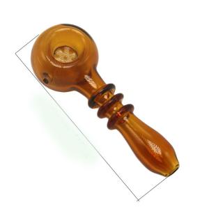 SGS 4 Inches Polychrome Borosilicate Glass Pipe