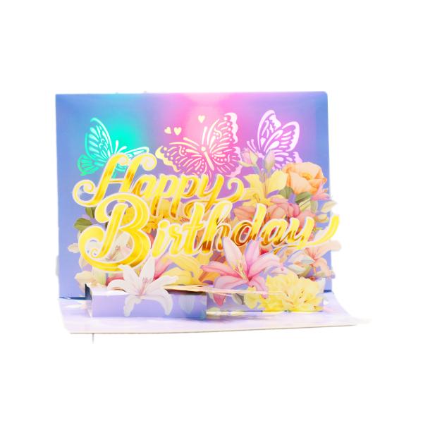 Quality Customized 3D Pop Up Greeting Card Accepted OEM Service for Standard Occasion wholesale