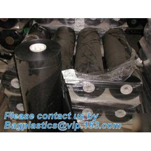 Perforated silver black mulch film for crop production,vegetable garden black /