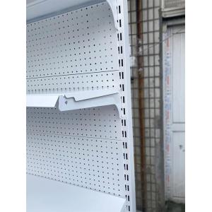 Factory Custom Size Color black gondola rack supermarket gondola shelving for