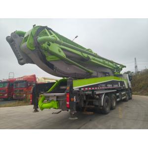 2019 Used Original 56 Meter Zoomlion Green Concrete Pump With Benz Chassis