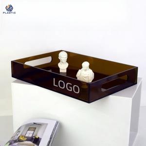 Multi Colored Clear Acrylic Storage Trays 3mm Thickness With Customizable Logo