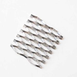 Custom Colorful Expanded Metal Mesh , Expanded Steel Mesh For Sign Panels