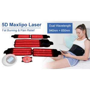5D MaxLipo Laserterapia Diode Laser Slimming Machine For Weight Loss Red Light