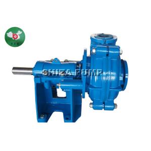 Mining Rubber Lined Slurry Pumps , Abrasive Solids Handling Centrifugal Pump