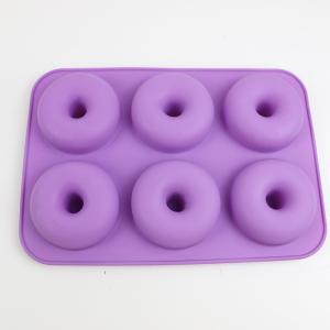 Mini Non Toxic Silicone Doughnut Moulds For Cupcake Muffin Making