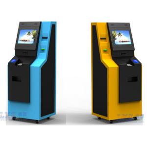 Free Floor Standing Bank ATM Kiosk , Automated Teller Machine With Cash