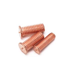 M8 Model GB Standard Custom Red Copper Hex Head Bolts with Zinc Plated Welding