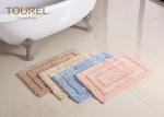 Thick And Big Plush Bathroom Rugs / Hotel Washable Bath Mat