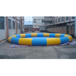 Round 10m Diameter Plato Portable Water Pool Logo Printing