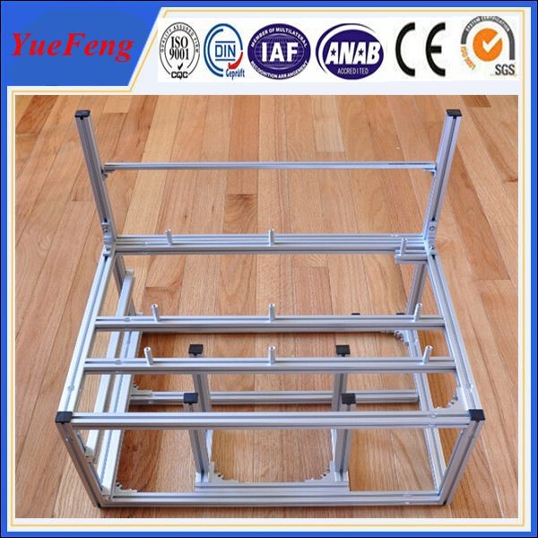 Quality custom aluminum extrusion computer cases, china aluminum frame for natural anodized wholesale