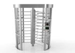 RFID Barcode Reader Intelligent Rotating Turn Style Gate Barrier For Dual Access