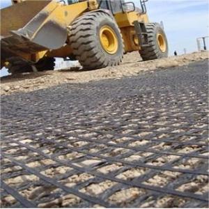 High Tensile Strength 50Kn/m Warp Knitting Fiberglass Geogrid for Road