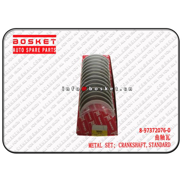 8-97372076-0 8973720760 Standard Crankshaft Metal Set Suitable For ISUZU NKR NPR 4HK1 4HF1