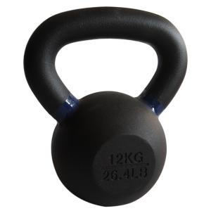 Powder Coating Cast Iron Kettlebell with KG LB
