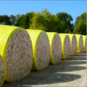 Cheap High and Low Temperature Resistant Aging Resistant Cotton Bale Wrap Film 2330*75mic/roll for Cotton Pickers for sale