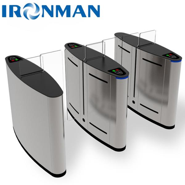 Quality Automatic Finger Face Read Sliding Barrier 5 Millions Cycles Translation Gate Gym Turnstile wholesale