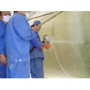 resin spray machine with fiber chopper