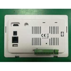 7 Inch White Color Recess Wall LED Light Indicator Control Panel PC Android POE