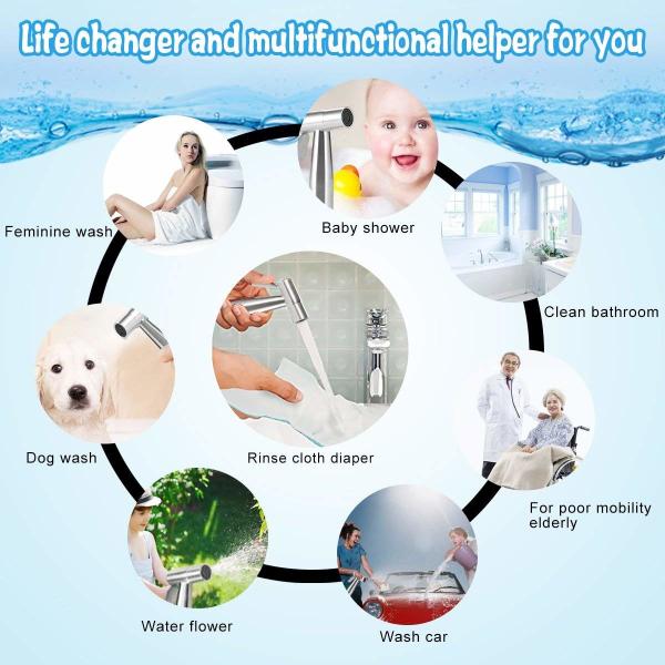 Rinse Ass 75g Toilet Spray Shattaf OEM High Water Pressures