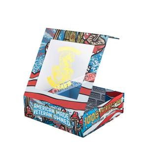 Stylish Full Color Printed Foldable Magnetic Boxes With Display Window