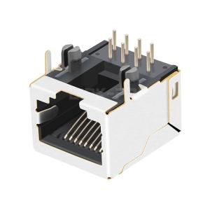 LPJEF1802DNL Tab Down Without Led Side Entry Pcb Panel Mount RJ45 Jack Without