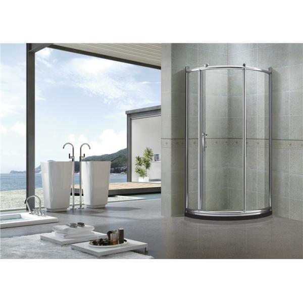 Quality Brushed All Arc Quadrant Shower Enclosures / Tempered Glass Shower Enclosure Kit wholesale