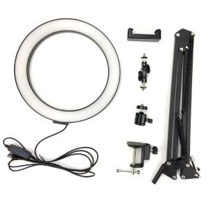 China 120 Led Beads 25.5cm Tripod Selfie Ring Light , 10 Inch Ring Light With Tripod Stand on sale