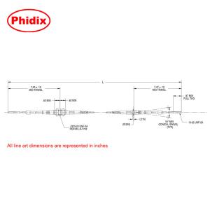 Aircraft Push-Pull Control Systems No-Pulley 2-Cable Design 1-6 Travel Range