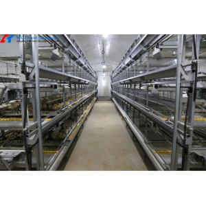 10 Tiers Fully Automated Broiler Cage Equipment Broiler Chicken Cage System For