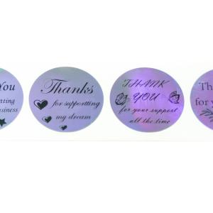 Custom Hologram Vinyl Packaging Sticker Labels 2D 3D Printing Logo