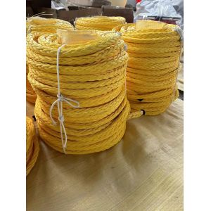 Cheap 12-Strand UHMWPE Rope with Low Elongation High Energy Absorption and Chemical Resistant for Marine and Industrial Use for sale