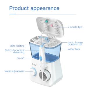 OEM / ODM 600ml Countertop Oral Irrigator Teeth Whitening Cleaning