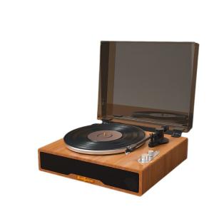 Cheap Vinyl Record Player Bluetooth Speaker Vintage Wooden Gramophone Bluetooth Speaker for sale