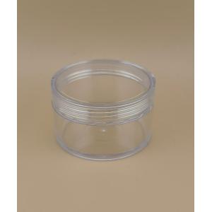 Certified Skincare Clear Plastic Cream Jar With Screw Lid