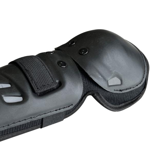 Black Elbow Knee Protectors Sets for Riding Racing One Size Fits All and Customizable