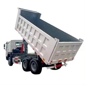 Sinotruk Howo 6x4 30 Ton Dump Tipper Truck with 2 Passenger Seats and Video
