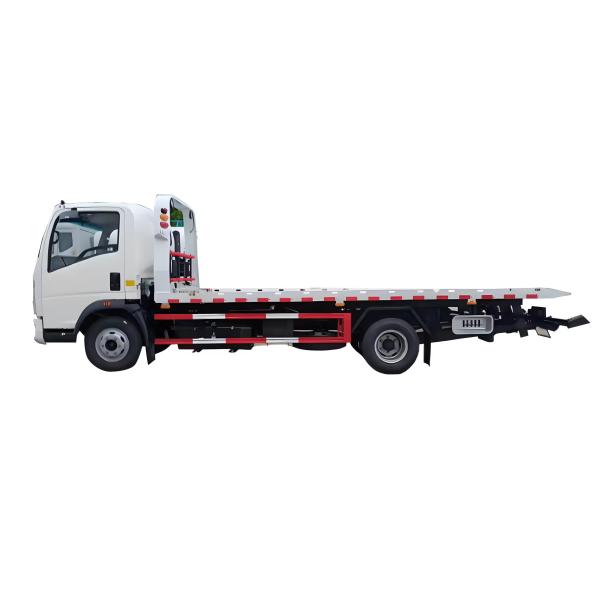 Quality China Factory Customized Sinotruk HOWO 5 Ton 6Ton Recovery Truck Tow Truck Body Light Duty Flatbed Platform Tow Wrecker Truck wholesale