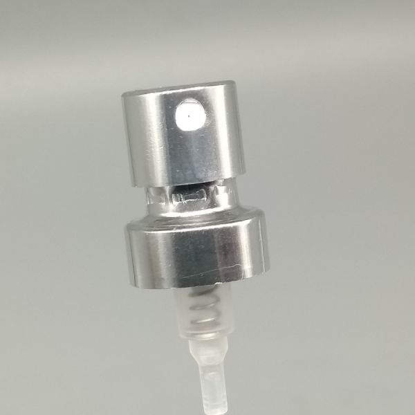 Silver Fine Mist Perfume Pump Dispenser with Leak-Proof Seal for Luxury