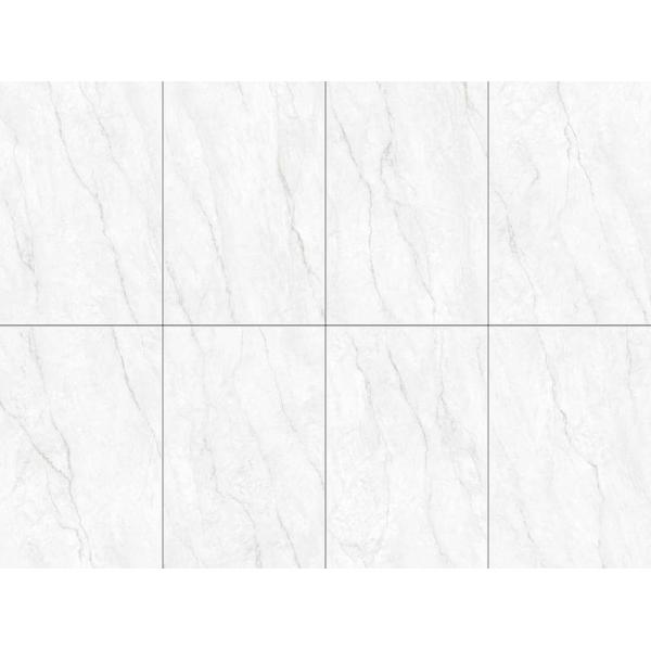 Carrara Polished Glazed Porcelain Tile 1200x1800mm Acid-Resistant