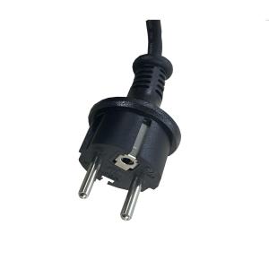 16A 250V 3C*2.5MM² UL94V0 IP68 European Standard Dual Plug Power Harness With 1