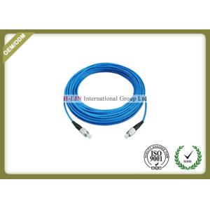 Armoured FC To FC Fiber Optic Patch Cord With Stainless Steel Tube For Networks
