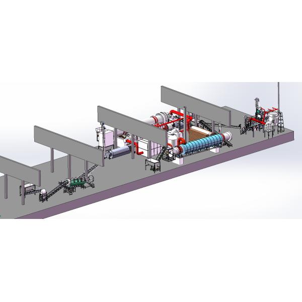 5tons / Day Physical Activation Coconut Shell Activated Carbon Machinery