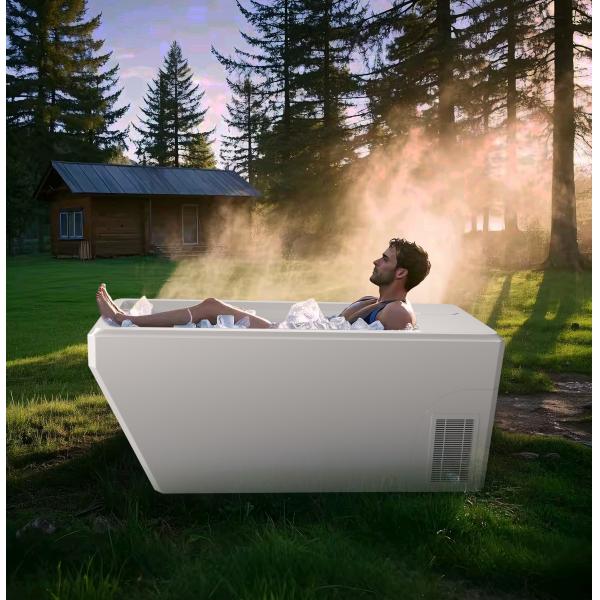 All In One Ice Bath Chiller Machine 610W With Wifi App Control Acrylic Insulated