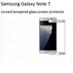 tempered glass screen protector for galaxy note 7/samsung note 7 3D curved edge